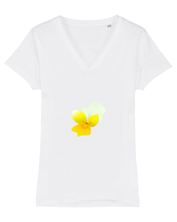 Photo Illustration - yellow flower 2 White