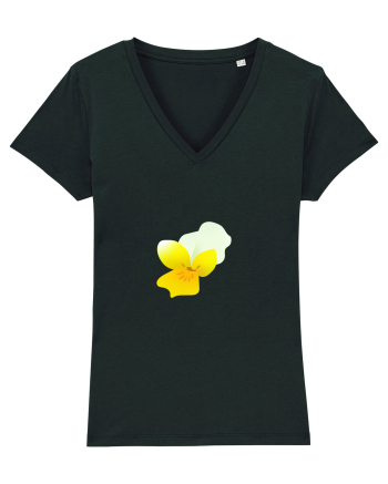 Photo Illustration - yellow flower 2 Black