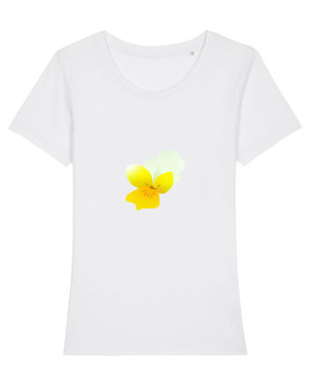 Photo Illustration - yellow flower 2 White