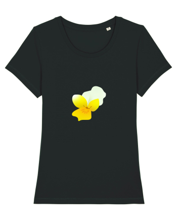 Photo Illustration - yellow flower 2 Black