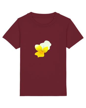 Photo Illustration - yellow flower 2 Burgundy