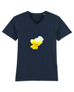 Photo Illustration - yellow flower 2 Tricou mânecă scurtă guler V Bărbat Presenter