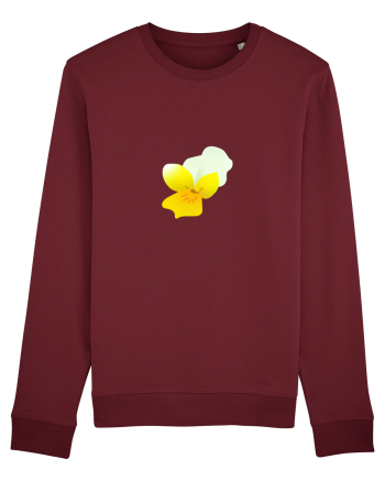 Photo Illustration - yellow flower 2 Burgundy