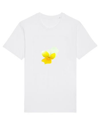Photo Illustration - yellow flower 2 White