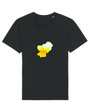 Photo Illustration - yellow flower 2 Black