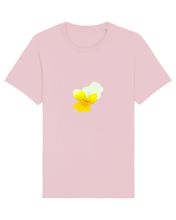 Photo Illustration - yellow flower 2 Cotton Pink