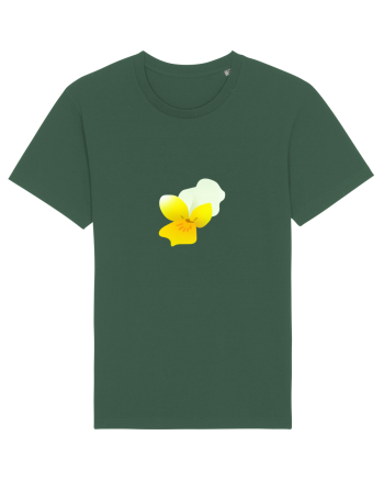 Photo Illustration - yellow flower 2 Bottle Green