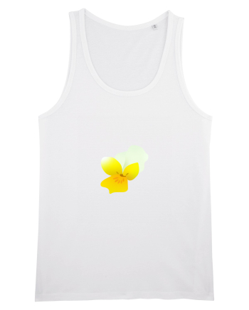 Photo Illustration - yellow flower 2 White