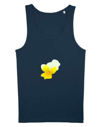 Photo Illustration - yellow flower 2 Navy