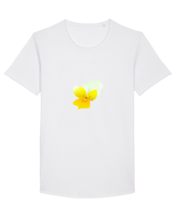 Photo Illustration - yellow flower 2 White