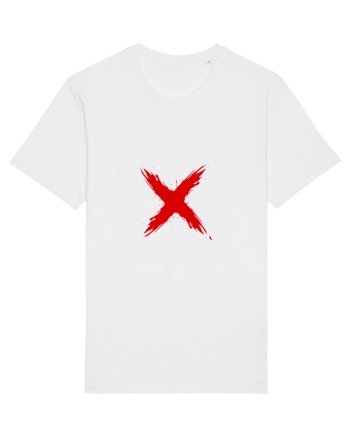 X marks the spot White