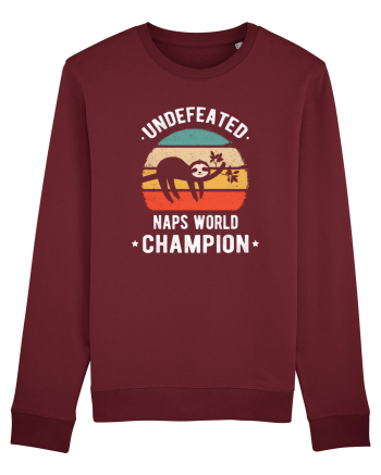 Naps World Champion Sloth Burgundy