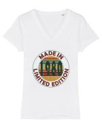 Made In 1980 Limited Edition Tricou mânecă scurtă guler V Damă Evoker