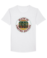 Made In 1981 Limited Edition Tricou mânecă scurtă guler larg Bărbat Skater