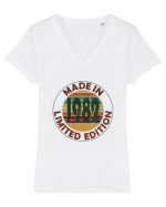 Made In 1982 Limited Edition Tricou mânecă scurtă guler V Damă Evoker