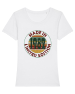 Made In 1982 Limited Edition Tricou mânecă scurtă guler larg fitted Damă Expresser