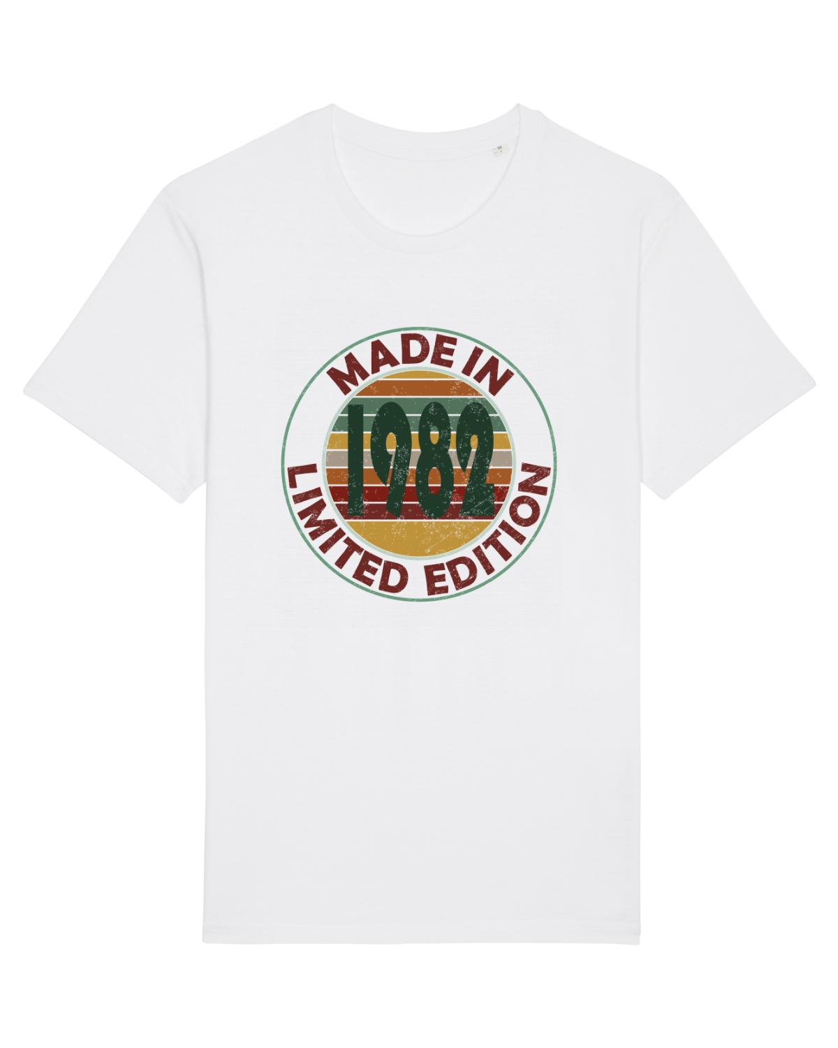 Tricou mânecă scurtă Unisex Rocker White