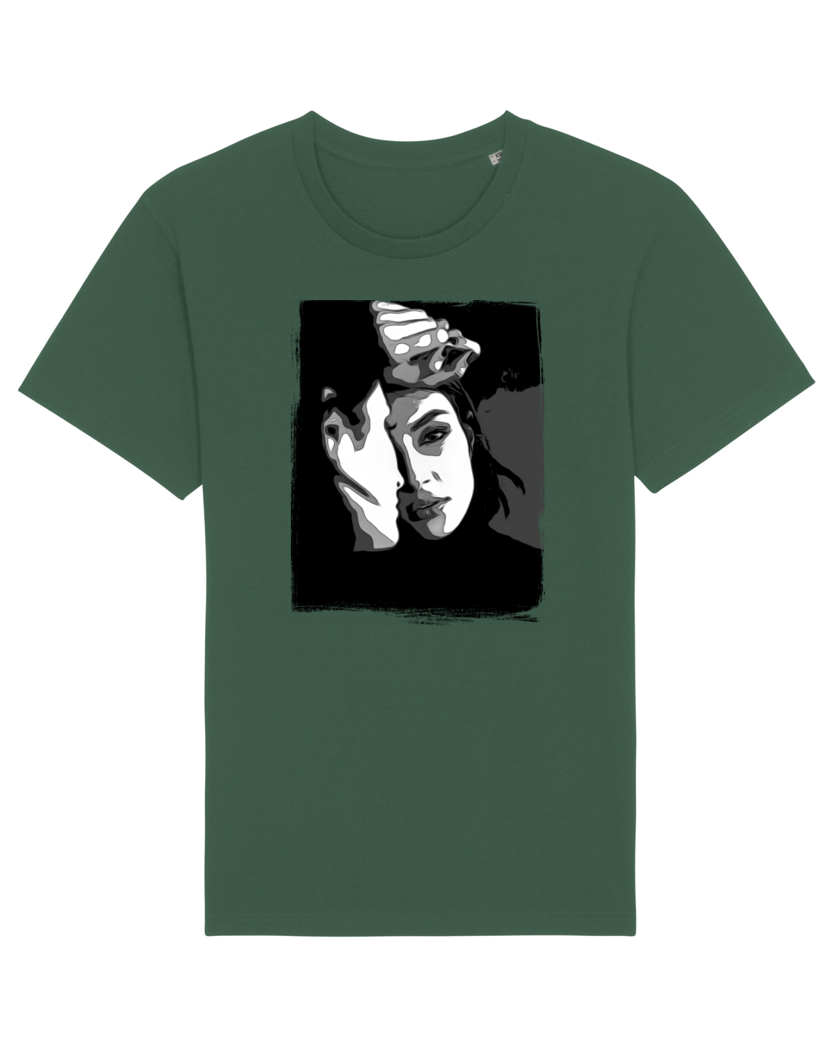 Tricou mânecă scurtă Unisex Rocker Bottle Green