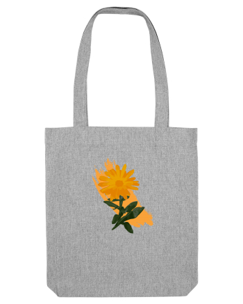 Photo Illustration - orange flower Heather Grey