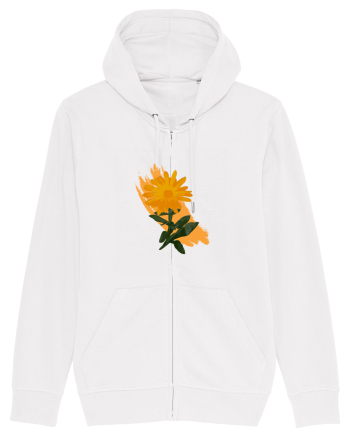 Photo Illustration - orange flower White