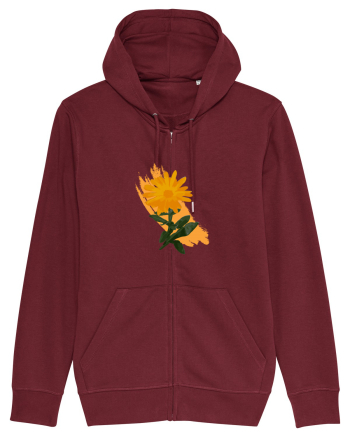 Photo Illustration - orange flower Burgundy