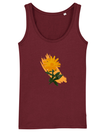 Photo Illustration - orange flower Burgundy