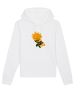 Photo Illustration - orange flower Hanorac Unisex Drummer