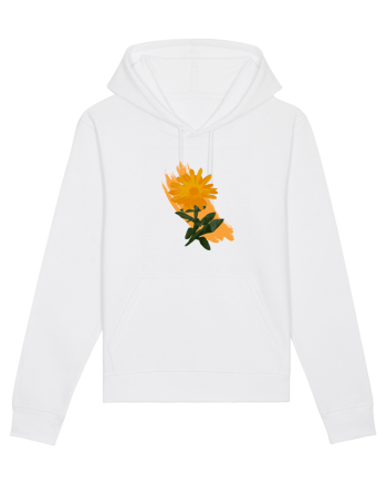 Photo Illustration - orange flower White