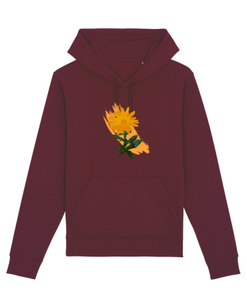Photo Illustration - orange flower Burgundy