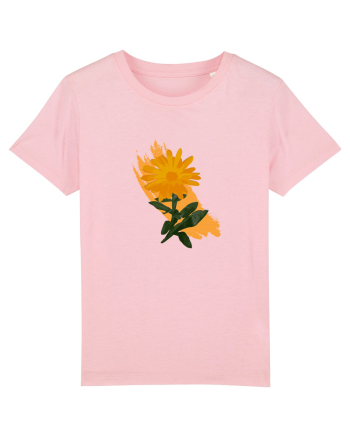 Photo Illustration - orange flower Cotton Pink