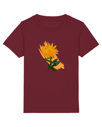 Photo Illustration - orange flower Burgundy