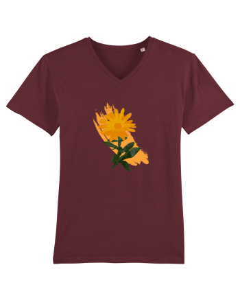 Photo Illustration - orange flower Burgundy