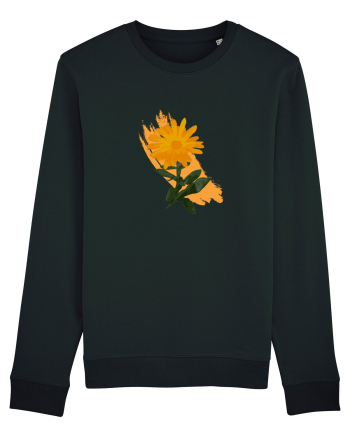 Photo Illustration - orange flower Black
