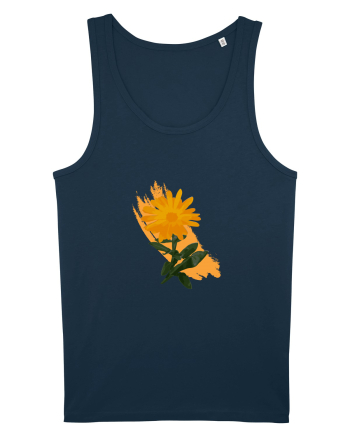 Photo Illustration - orange flower Navy