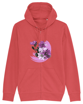 Photo Illustration - purple flowers Carmine Red