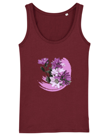 Photo Illustration - purple flowers Burgundy