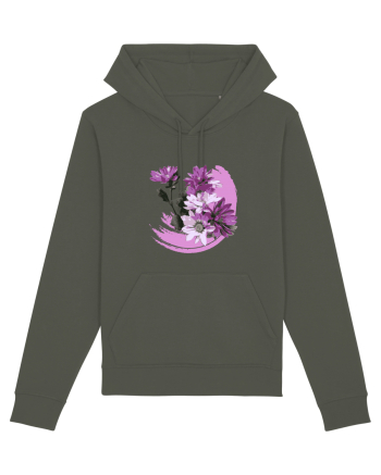 Photo Illustration - purple flowers Khaki