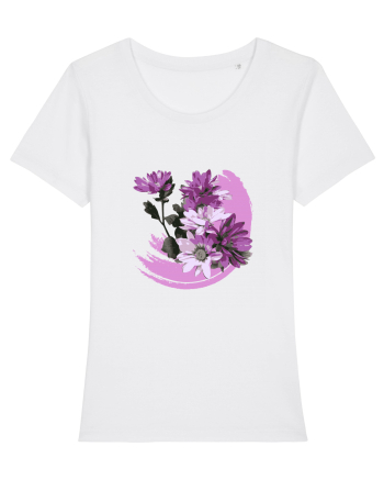 Photo Illustration - purple flowers White