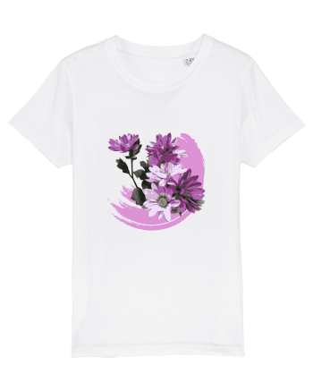 Photo Illustration - purple flowers White