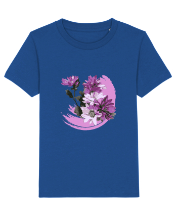 Photo Illustration - purple flowers Majorelle Blue