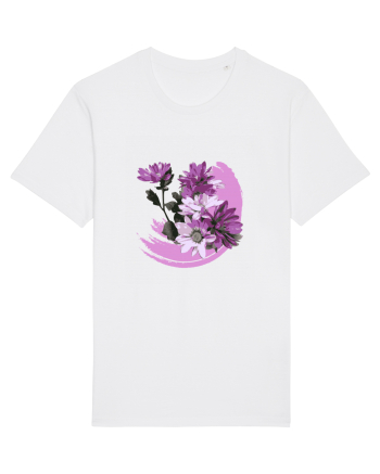 Photo Illustration - purple flowers White