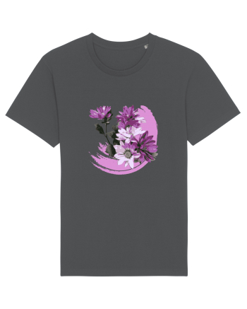 Photo Illustration - purple flowers Anthracite