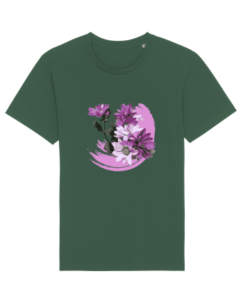 Photo Illustration - purple flowers Bottle Green