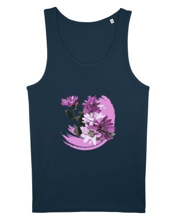 Photo Illustration - purple flowers Navy