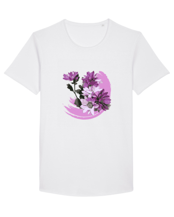 Photo Illustration - purple flowers White