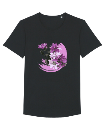 Photo Illustration - purple flowers Black