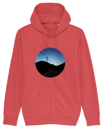 Photo Illustration - black road Carmine Red