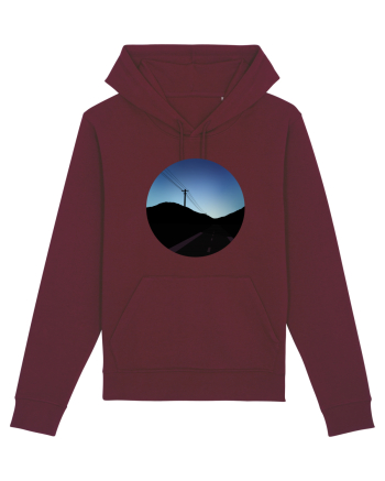 Photo Illustration - black road Burgundy