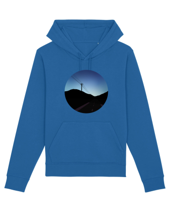 Photo Illustration - black road Royal Blue