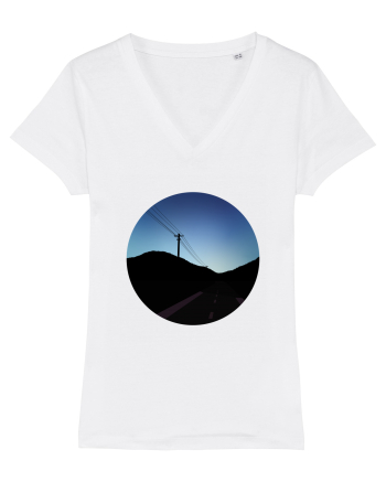 Photo Illustration - black road White